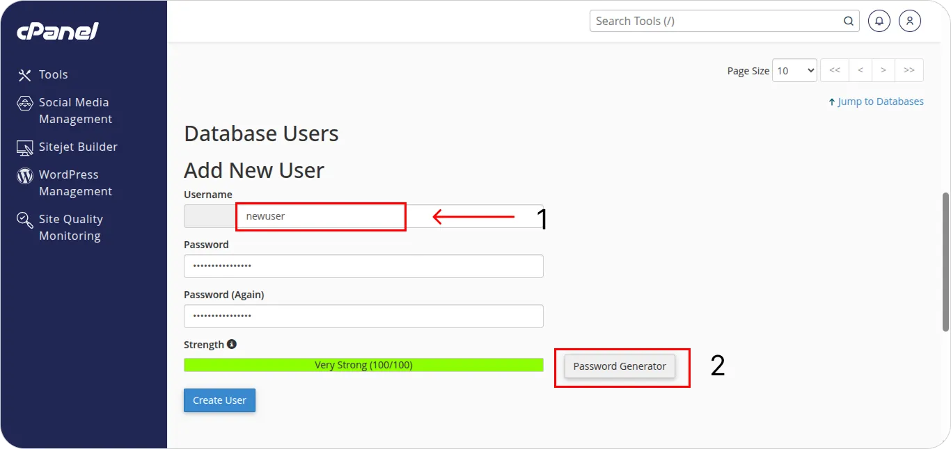 آموزش ساخت دیتابیس در cPanel برای وردپرس آموزش ساخت دیتابیس در cPanel برای وردپرس